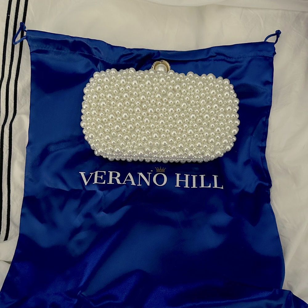 Verano Hill Chantal Pearl Clutch